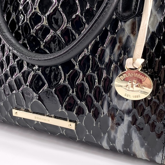 BRAHMIN BLACK CARLISLE ARDEN - Picture 12 of 15